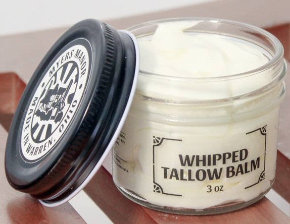 Myers Manor Non-Toxic Organic Grass-Fed Whipped Tallow Balm 3oz