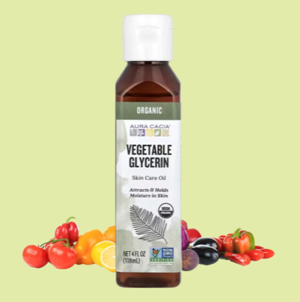 Aura Cacia Organic Vegetable Glycerin 4oz