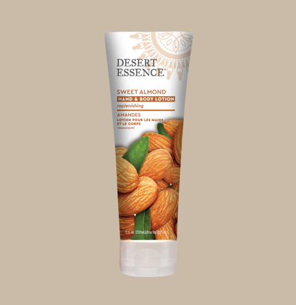 Desert Essence Hand & Body 8oz - Sweet Almond
