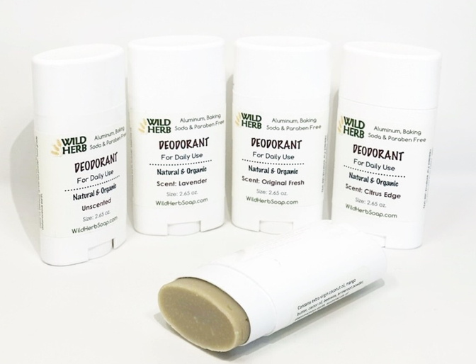 Wild Herb Soap Co. Natural Deodorant, Organic