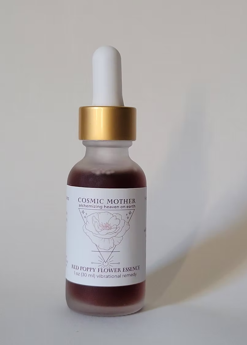 Red Poppy Flower Essence | Homeopathic Vibrational Remedy