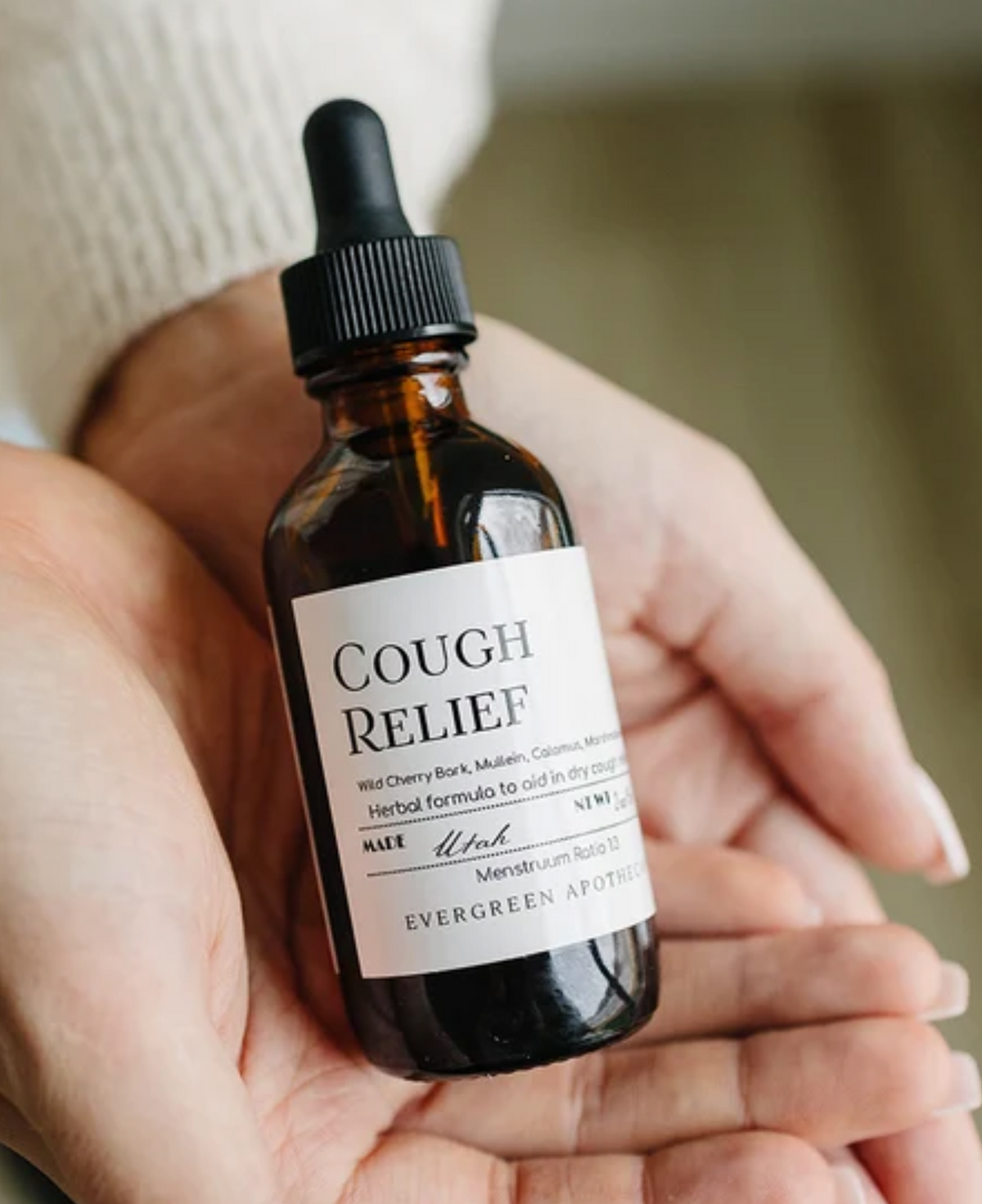 Evergreen Apothecary Cough Relief- Herbal Tincture