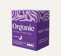 Besti Co. 100% Organic Cotton Night Pads (10 Count)