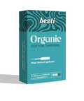 Besti Co. 100% Organic Cotton Regular Tampons (10 Count)