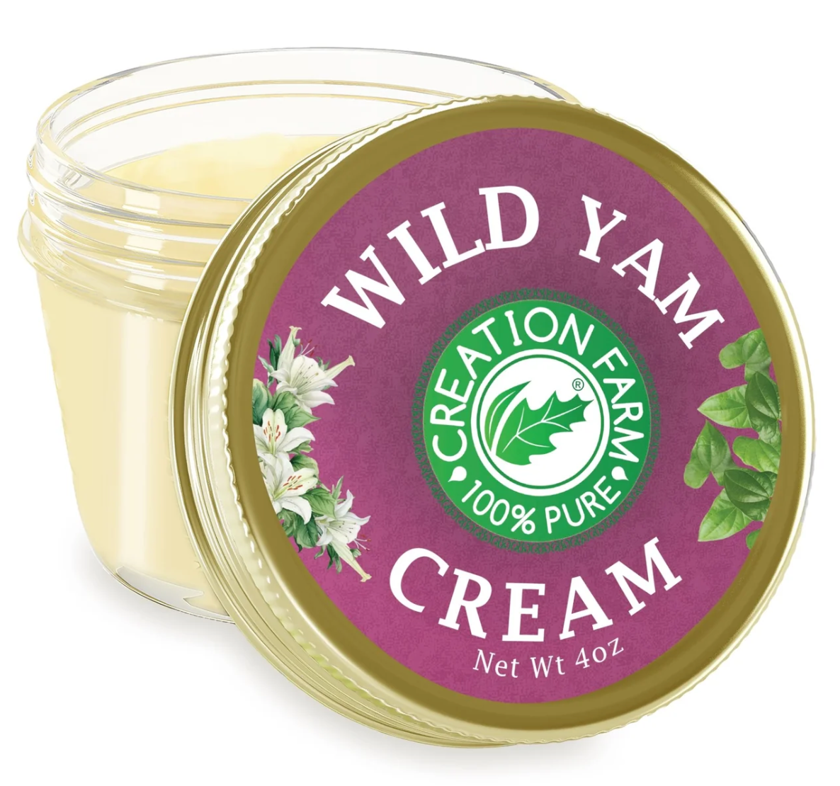 Creation Farm Annas Secret Wild Yam Cream Moisturizer 4 Ounce "The Provider"  4oz