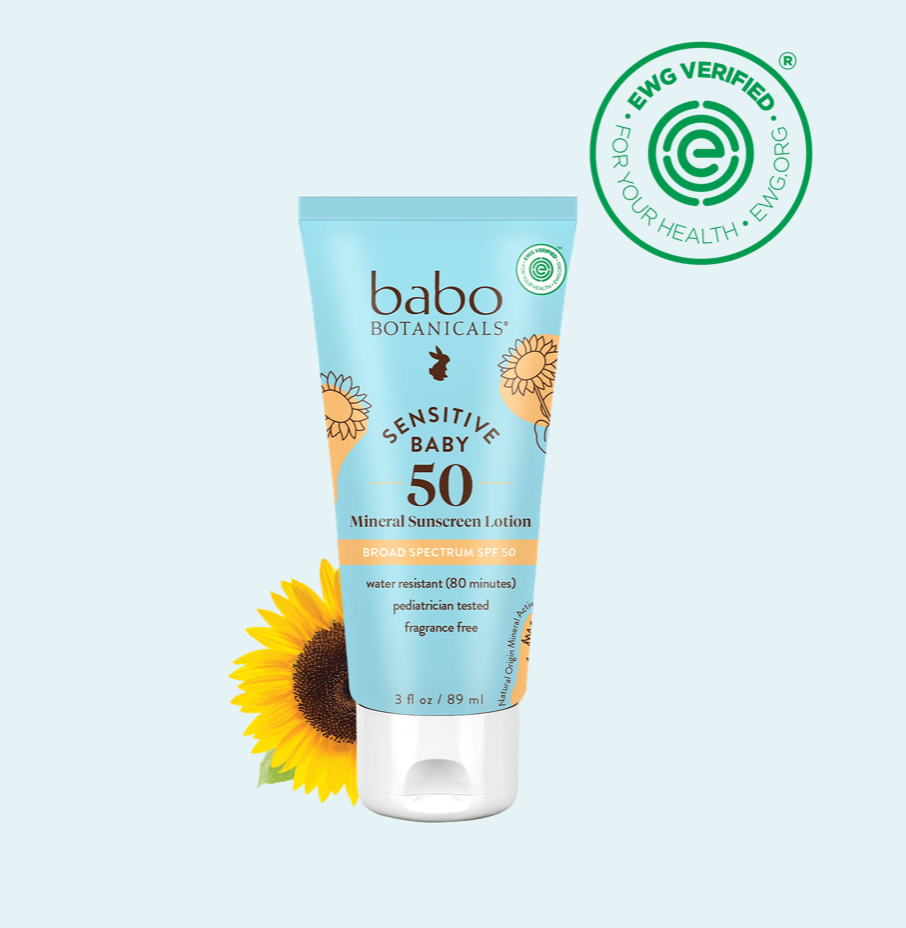 Babo Botanicals Sens Mineral Sunscreen SPF 50 3oz