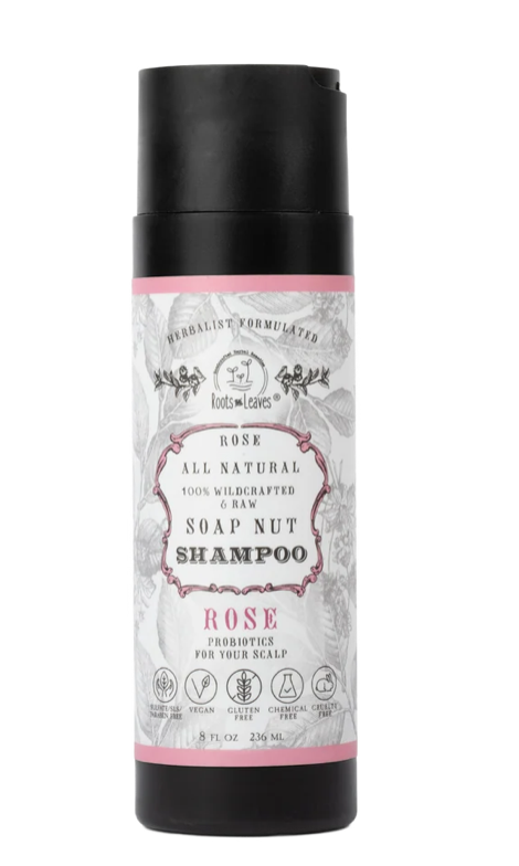 Roots & Leaves  All Natural Soapnut Shampoo Rose