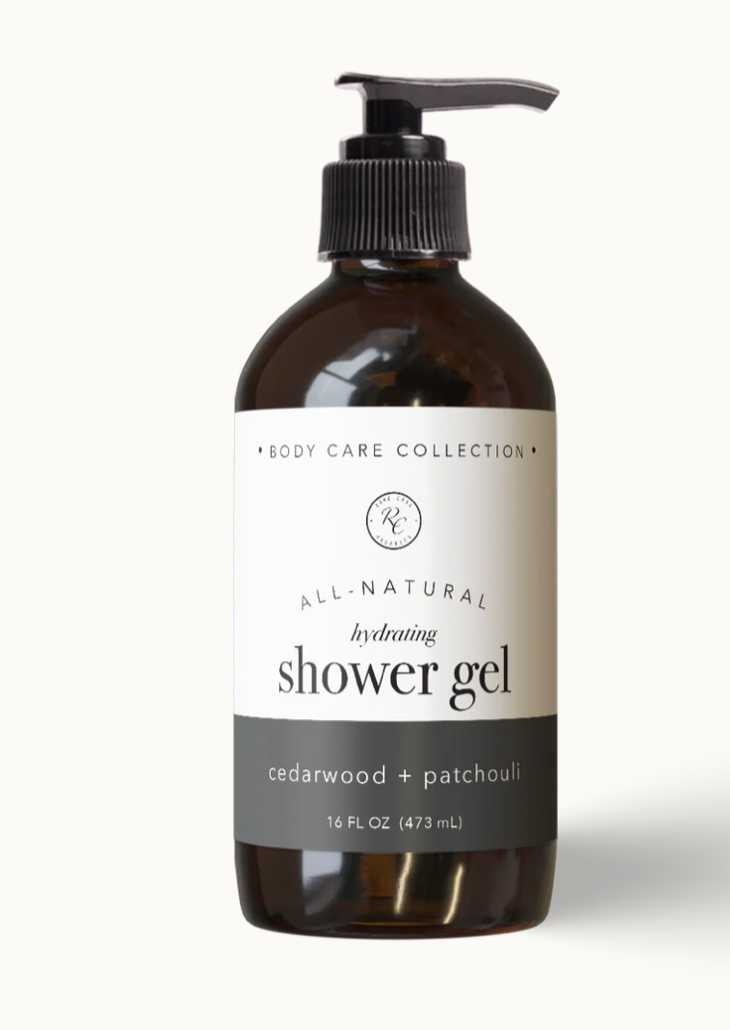 Rowe Casa Shower Gel  Cedarwood + Patchouli 16oz