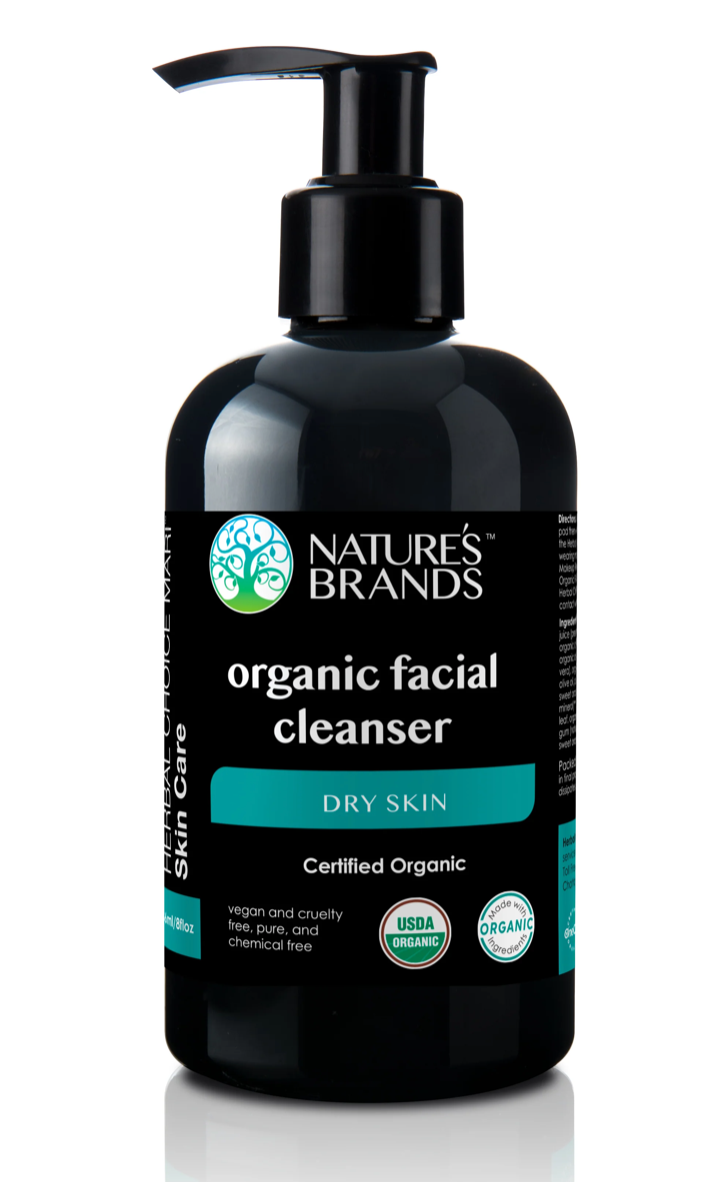 Nature's Brands Herbal Choice Mari Organic Facial Cleanser, Dry Skin 8.0oz