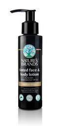 Nature's Brands Herbal Choice Mari Natural SPF 30 Tinted Face Lotion Medium Beige 4oz