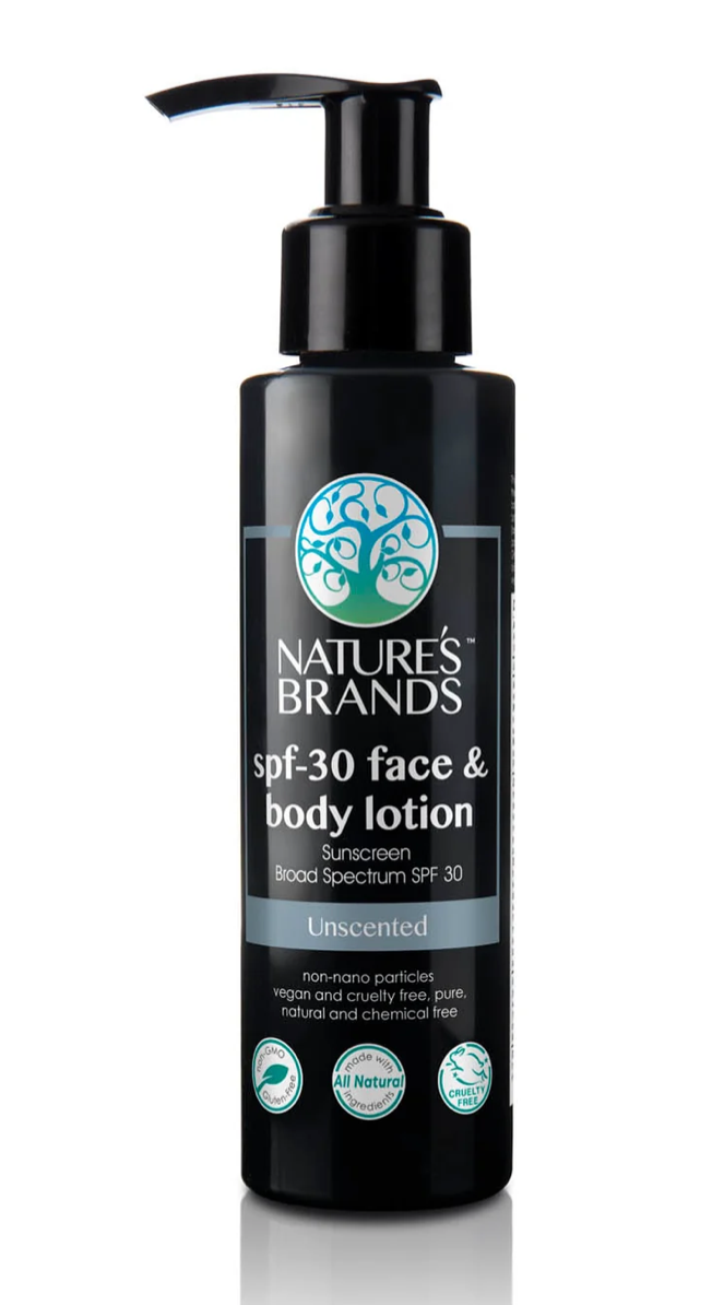 Nature's Brands Herbal Choice Mari Natural SPF 30 Face Lotion Unscented 4oz