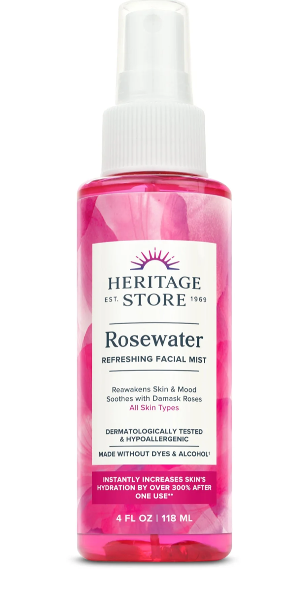 Heritage Rosewater Facial Splash 4oz