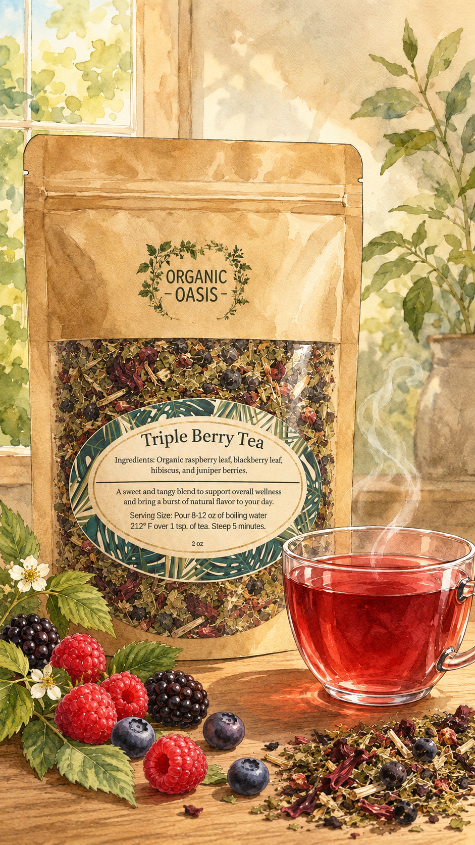 Triple Berry Tea