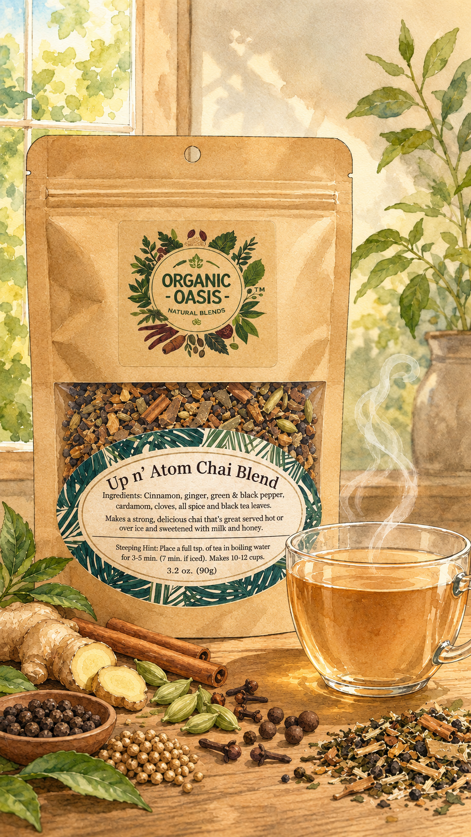 Up n' Atom Chai Blend Caffeine Free