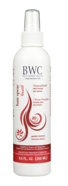 BWC Beauty without Cruelty Natural Hold Hairspray 8.5oz