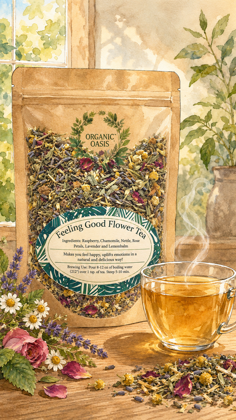 Feeling Good Flower Tea