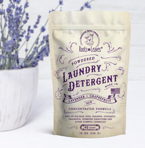 Roots & Leaves Powdered Laundry Detergent - Lavender