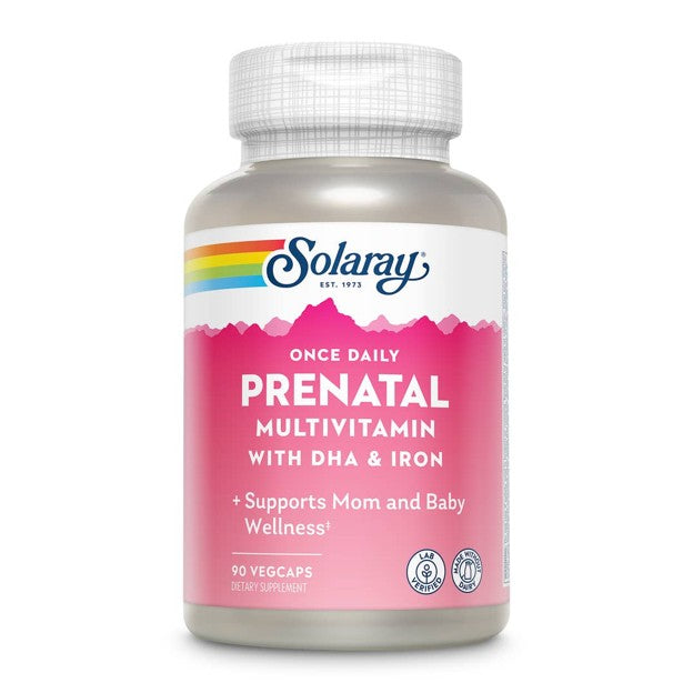 Solaray Once Daily Prenatal Multivitamin 90ct