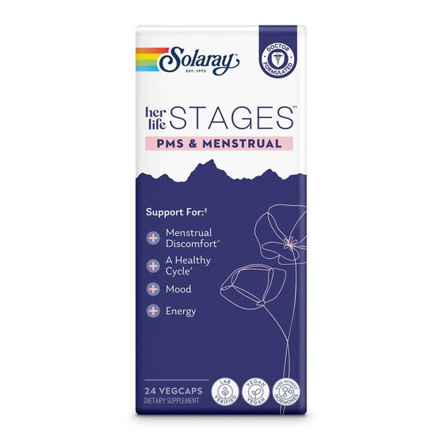 Solaray Her Life Stages Pms & Menstrual 24ct